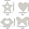 12Pcs 4 Style Glass Hotfix Rhinestone DIY-FG0002-64-2