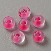 Transparent Frosted Glass Beads FGLA-TAC0008-08B-1