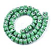 Handmade Evil Eye Lampwork Beads Strands LAMP-WH0006-05E-2