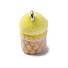 Flocky Resin Pendants FIND-S001-14J-2