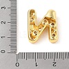 Brass Micro Pave Clear Cubic Zirconia Pendant KK-Z046-01G-N-3