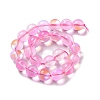 Synthetic Moonstone Beads Strands G-P528-J02-22-2