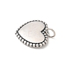 925 Sterling Silver Pendants STER-R008-04AS-02-2