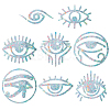 Waterproof PVC Colored Laser Stained Window Film Adhesive Stickers DIY-WH0256-025-1