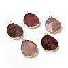 Natural Strawberry QuartzPendants G-I207-14K-G-1