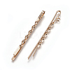 Iron Hair Bobby Pin Findings X-IFIN-F159-01LG-1