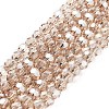 Electroplate Transparent Glass Beads Strands LS-EGLA-A035-T6mm-A22-1