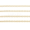 Brass Flat Oval Cable Chains CHC-CJ0001-12A-1
