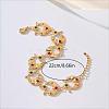 Vintage Bohemian Brass Rhinestone Moon Star Link Bracelets for Women Party Wedding Gift YI1841-1-1