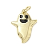 Halloween Theme Brass Enamel Pendants KK-L248-01G-07-1