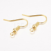 Brass Earring Hooks X-KK-S075-G-2
