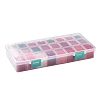 Red Series 600G 24 Colors Glass Seed Beads SEED-JP0008-02-2mm-7