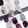Natural Colorful Fluorite Beads Strands G-C098-A35-01-1