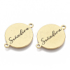 201 Stainless Steel Enamel Links connectors STAS-S079-144C-1