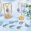 Alloy Hollow Moon Big Pendants FIND-NB0002-45-2