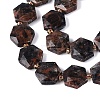 Natural Labradorite Beads Strands G-N368-01A-20-4
