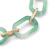 Acrylic & Aluminum Cable Chain Bracelets BJEW-JB05425-3