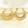 304 Stainless Steel Hoop Earrings for Women EJEW-L296-067G-2