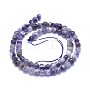 Natural Amethyst Beads Strands X-G-L552H-03A-3