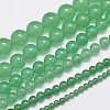 Natural & Dyed Malaysia Jade Bead Strands G-A146-6mm-A04-3