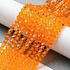 Transparent Glass Beads Strands EGLA-A039-T4mm-D23-4