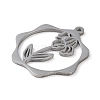 Non-Tarnish 304 Stainless Steel Pendants STAS-P338-01D-P-2