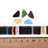 Frosted Transparent Glass Beads Strands GL-N005-01A-01-4