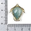 Natural Amazonite Pendants G-U019-02G-04-3