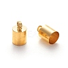 Brass Cord Ends KK-EC041-G-NF-2