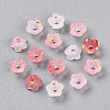 Frosted Transparent Acrylic Beads OACR-N137-72E-2