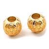 Brass Enamel European Beads KK-M247-07G-3