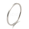 304 Stainless Steel Simple Plain Band Finger Ring for Women Men RJEW-F152-05P-D-1
