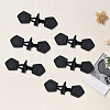 8Pcs Resin Buttons BUTT-CL0001-10-7
