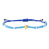 Glass Seed Beads Adjustable Bracelets KO8624-10-1