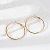 201 Stainless Steel Hoop Earrings EJEW-F188-24G-B-5