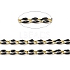 Brass Enamel Curb Chains CHC-C003-13G-03-2