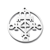 Non-Tarnish 304 Stainless Steel Pendants LS-STAS-D036-09P-1
