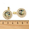 Real 18K Gold Plated Brass Pendants KK-L209-008G-04-3
