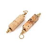 Natural Picture Jasper Pendants GG-CBA5E56-02G-01-2