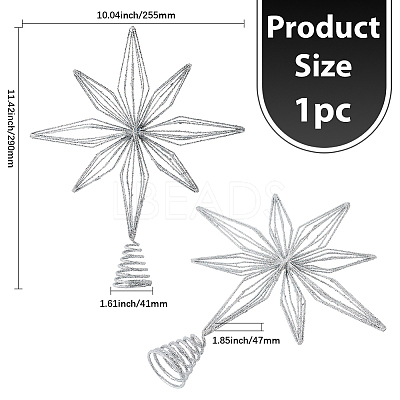Iron Star Display Decorations DIY-WH20031-085B-1