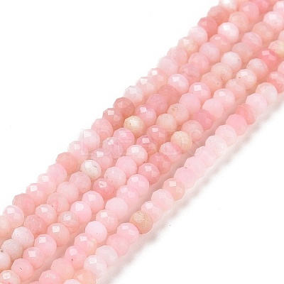 Natural Pink Opal Beads Strands LS-G-E194-07-1