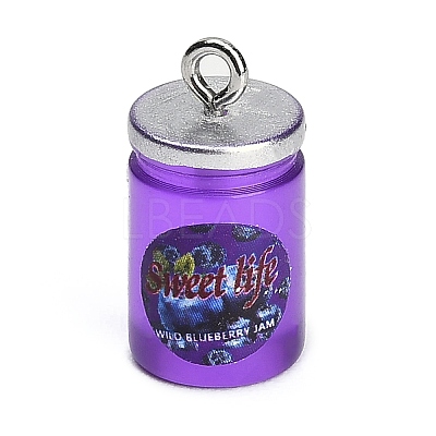 Opaque Resin Pendants LS-RE-CBA08CD-10B-1