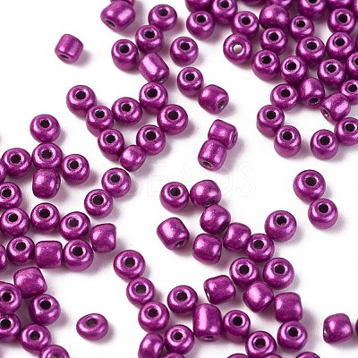 Baking Paint Glass Seed Beads SEED-US0003-4mm-K31-1