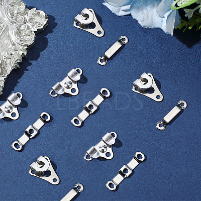 60Pcs 2 Styles Brass Adjustable Jean Button Pins KK-GF0001-21P-1