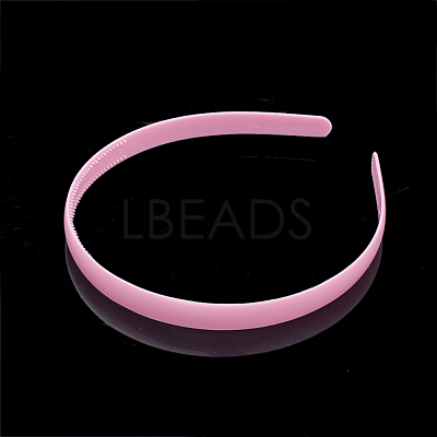 Hair Accessories Plain Plastic Hair Band Findings OHAR-N005-01E-1