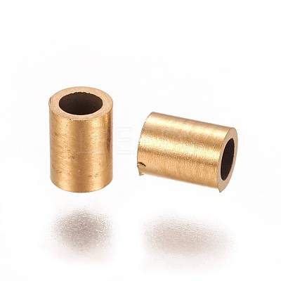 Ion Plating(IP) 304 Stainless Steel Tube Beads STAS-L216-23C-G-1
