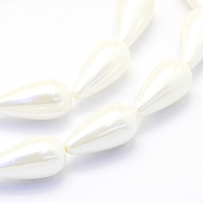 Shell Pearl Beads Strands BSHE-P024-06-1
