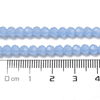 Imitation Jade Glass Beads Stands X-EGLA-A035-J4mm-D03-1