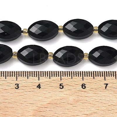 Natural Obsidian Beads Strands G-A295-A08-01-1