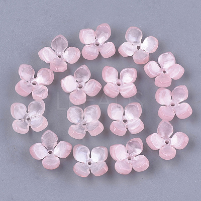 Cellulose Acetate(Resin) Bead Caps X-KK-S161-02B-1
